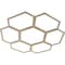 Ekena Millwork Florin Wood Fretwork Pierced Ceiling Medallion, Hickory, 38"OD x 16 1/4"ID x 1/4"T CMWP38X38X0250FOHI - alternate 4